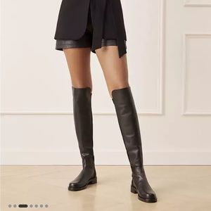 BRAND NEW Never Worn Stuart Weitzman 50/50 Boot, size 7.5, black